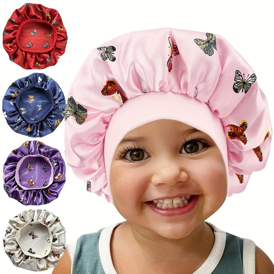 CHILDREN LUXURY DOUBLE LAYER HAIR BONNET